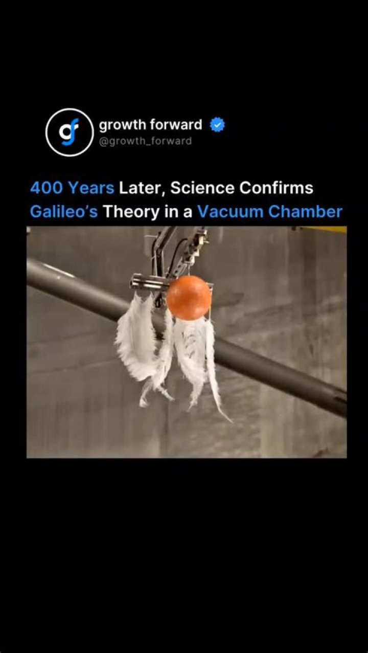 why do objects fall at the same rate in a vacuum