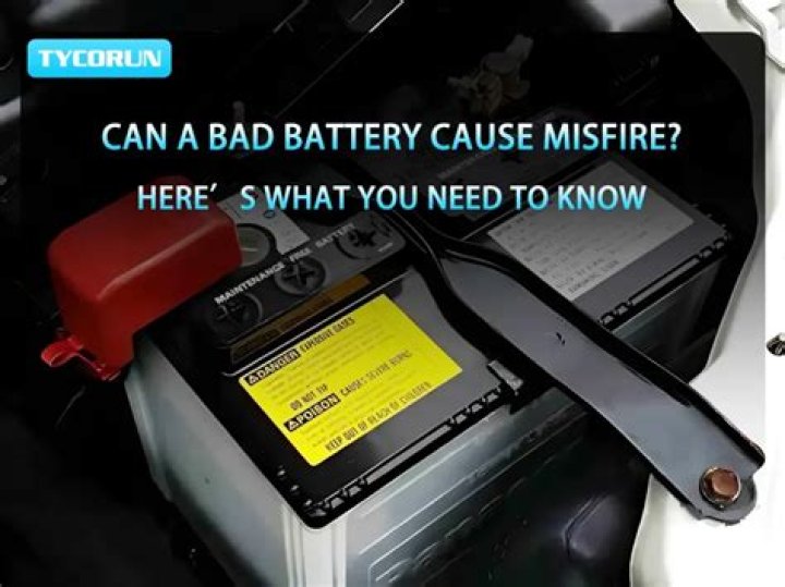 will a bad battery cause misfire on motorcycle