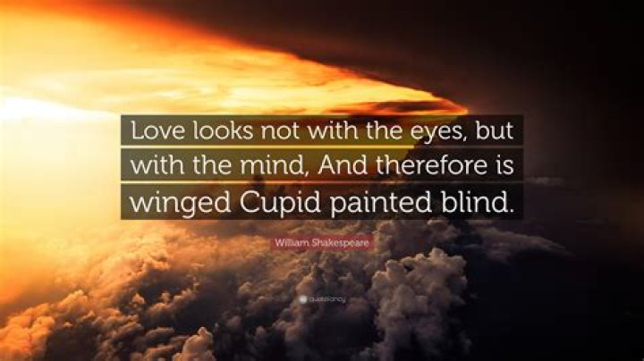 winged cupid painted blind meaning