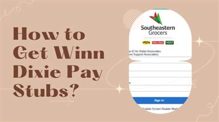 winn dixie pay schedule