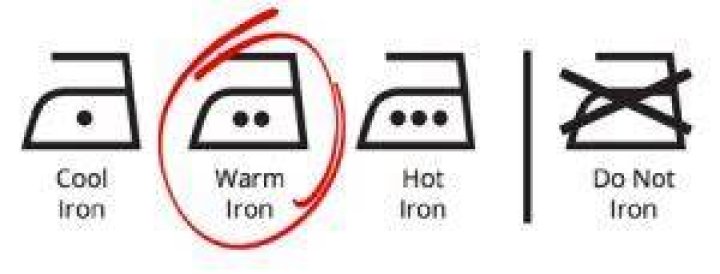 wool setting on iron