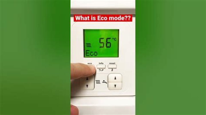 worcester boiler eco setting