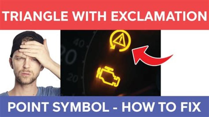 yellow triangle with exclamation point lexus